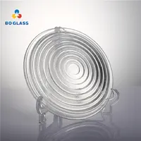 Large Pyrex Spot Linear LED Lenses, Glass Fresnel Lens