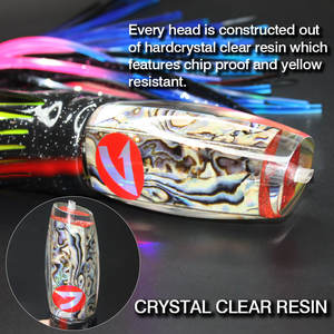 Leurre <span class=keywords><strong>de</strong></span> Traîne Hauturière pour <span class=keywords><strong>Grande</strong></span> Pêche en Mer Salée avec Corps Jupé - Product Image 2