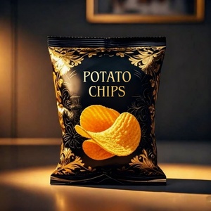 Custom Printed Food Grade Back Seal <b>Plastic</b> <b>Packaging</b> Bag for Snack Puff Popcorn Potato Chips Cookie Crisp Food <b>Packaging</b> - Product Image 6