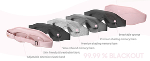 Máscara de Ojos Contorneada 3D de Lujo con Logotipo Privado Personalizado para Extensión de Pestañas, Máscara de Dormir Nocturna - Product Image 6