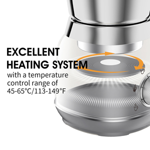 OEM <span class=keywords><strong>110V</strong></span> 220V Elektrischer Hand milch auf schäumer aus silbernem Edelstahl gehäuse für Kaffee Latte & Schokolade für Hotels und den Heimgebrauch - Product Image 3