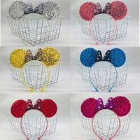 Arcs Mickey Oreilles Sequin Bandeau Princesse Festival Robe De Danse Accessoires De Cheveux Bébé Filles Bandeau