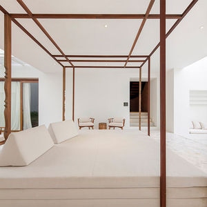 ชุดเฟอร์นิเจอร์ห้องนอนหรูหราแบบครบวงจรสำหรับโรงแรมโรงแรมโฮสเทลและวิลล่าศิลปะการออกแบบตกแต่งภายใน - Product Image 5