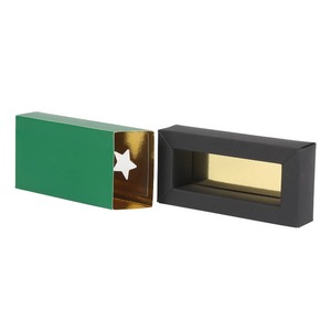 Christmas decorations in green and <b>black</b> luxury gold card chocolate paper packaging <b>gift</b> <b>boxes</b>, customizable according to needs - Product Image 2