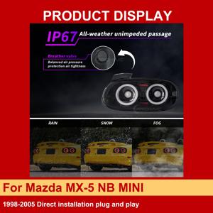 J ไฟท้ายสำหรับ MAZDA MX-5 NB <span class=keywords><strong>2002</strong></span>ประกอบไฟท้าย1998-2005ขนาดเล็กสำหรับ MAZDA Mx5 NB ไฟท้าย - Product Image 6
