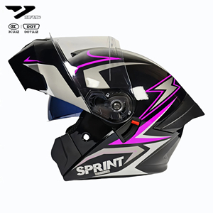 Casco de motocicleta con sistema de frenos antibloqueo de cara abierta Modular Unisex de alta calidad con aprobación de punto doble <span class=keywords><strong>Vior</strong></span> 1 año de garantía - Product Image 1