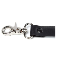 Vente en gros de sangles anti-balancement en cuir pour pompiers sangles radio en cuir support radio
