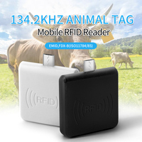 Lector de Microchip para Teléfono Android, Chip para Mascotas de 134.2Khz, Lector de Tarjetas de Identificación Animal