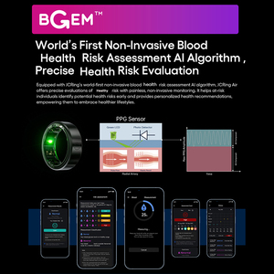 Jcring X3 Mô Hình Mới Tốt Nhất Màu Đen Smartring Thông Minh Sức Khỏe Vòng OEM Phụ Nữ Kinh Nguyệt Tracker Đa Chức Năng Thiết Bị Mặc 2025 - Product Image 3