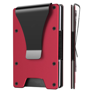 Minimalist <b>Wallet</b> with Money Clip Slim Aluminum <b>Card</b> <b>Holder</b> for Promotional Gifts - Product Image 1