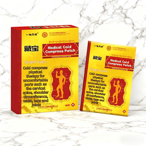 Parche Frío Personalizado con Logotipo OEM para el Alivio del Dolor Corporal, Portátil y Amigable con la Piel, Paquete de 4 - Product Image 2