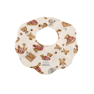Buena calidad Xinyunzy the Same Class a Pocket Petal Saliva Toalla Algodón puro Impermeable <span class=keywords><strong>Comida</strong></span> para bebés Babero <span class=keywords><strong>de</strong></span> 360 grados - Product Image 3