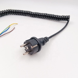 ประเภทปลั๊กสายเคเบิลแบบเกลียว CEE7/7ชนิดพร้อมสายสปริงปลายถอด - Product Image 3