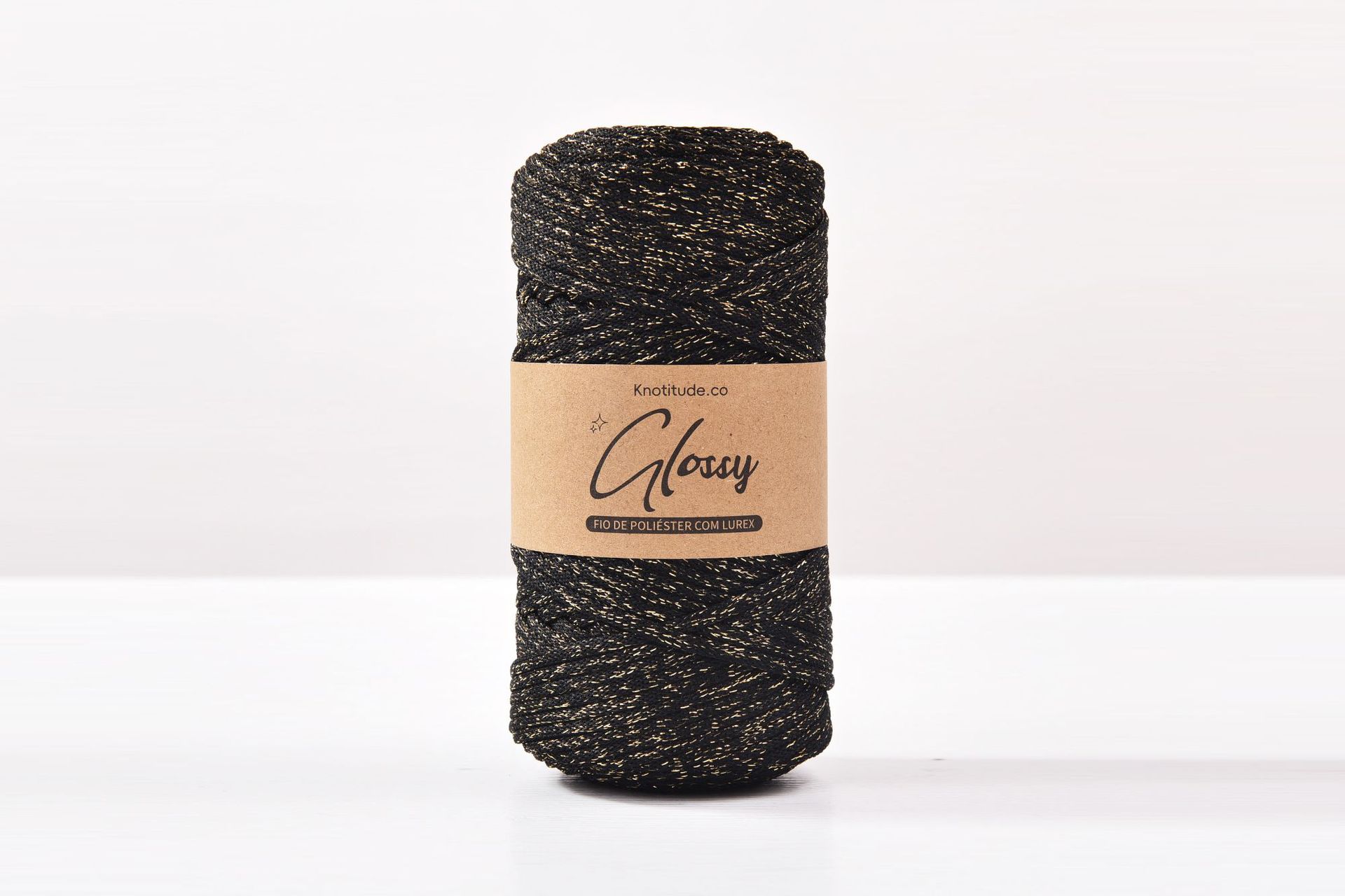 07. black + gold thread - 3.0mm (100 yards)