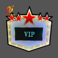Letrero LED Personalizado Richshining con Logotipo, Mensaje de Feliz Cumpleaños, Letrero LED de Arcoíris para Servicio de Botellas en Bares y Clubs VIP