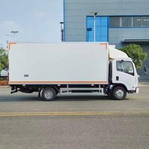 รถบรรทุกห้องเย็น อีซูซุ KV600 ใหม่ เครื่องยนต์ดีเซล 4*2 ยูโร 4 เกียร์ธรรมดา สำหรับการขนส่งโลจิสติกส์แบบควบคุมอุณหภูมิ - Product Image 4
