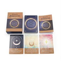 Jeu de cartes de tarot en papier recyclable avec impression de logo personnalisé et guide