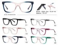 Gafas Ópticas TR+ CP al por Mayor, Gafas de Moda con Opciones Multicolores, Pedidos de Gafas en Línea