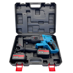 21V Lithium Battery Hammer Drill With Battery Charger And Case For Concrete Drilling And Construction Use - Product Image 4