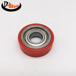 Bantalan Roller Jendela Geser Aluminium, Roller Jendela Pemandu Pu dengan Bantalan