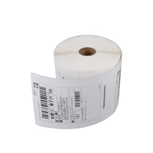 Adesivo de alta qualidade para etiquetas de papel em branco de marca própria, etiqueta de diferentes especificações, etiqueta térmica direta