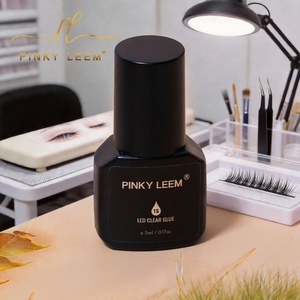 Pinky Leem 1s High Viscosity Fast Dry Vegan Waterproof Formaldehyde Free Washable UV Microwave Clear Glue Eyelash Extension - Product Image 2