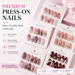 Ongles artificiels personnalisés haut de gamme, exquis et faits à la main, conçus selon vos spécifications, disponibles dans tous les styles - Product Image 3