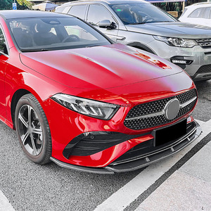 Alerón de parachoques delantero ABS para <span class=keywords><strong>Mercedes</strong></span> Benz Clase A W177 A180 A200 <span class=keywords><strong>A35</strong></span> <span class=keywords><strong>AMG</strong></span> <span class=keywords><strong>2023</strong></span> + extensión de parachoques delantero - Product Image 5