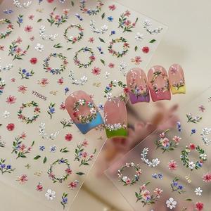 Pegatinas 3D Autoadhesivas para <span class=keywords><strong>Uñas</strong></span> <span class=keywords><strong>con</strong></span> Diseño de Hojas <span class=keywords><strong>Secas</strong></span> y Desgastadas en Colores Otoñales Feng Shui, Decoración Dulce para Chicas - Product Image 5