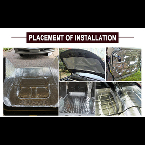 Materiali per isolamento acustico auto personalizzati <span class=keywords><strong>materiale</strong></span> di smorzamento insonorizzato gomma butilica ristrutturazione autoadesiva resistente al fuoco - Product Image 3