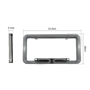 Lumière de plaque d'immatriculation LED chromée de taille américaine Trontech, 12V, ajustement universel - Product Image 6