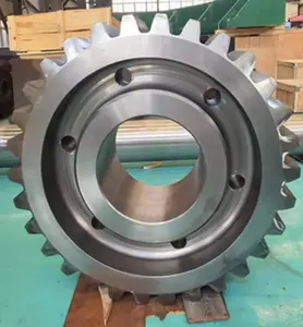 Heavy Sugar Mill Pinion Spur Large Gear Wheel Custom Forging Ball Mill Gear