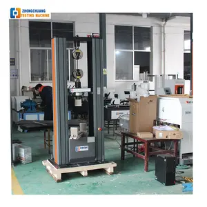 China fábrica 100kn Material Universal resistencia a la tracción probador máquina de prueba para plástico caucho acero cuerdas Metal