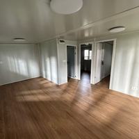 Maison préfabriquée modulaire extensible à double aile de 20 et 40 pieds, installation facile, pour villa touristique
