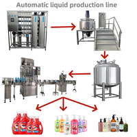 Mini Machine de Fabrication de Savon Liquide DZJX Ligne de Production Clé en Main de Détergent Liquide 200 500 2000 L Homogénéisateur Mélangeur pour Shampoing et Lessive
