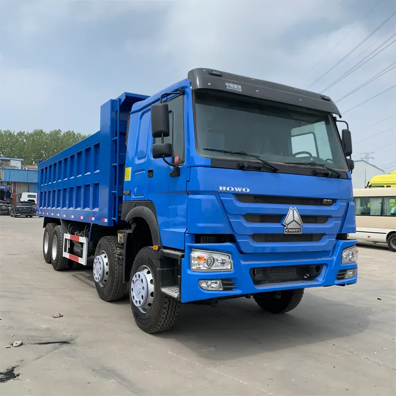 Meilleure affaire 2023 camion à benne basculante howo 8x4 robuste 375 cv 371 cv 10 roues 50 tonnes camion à benne basculante d'occasion truckshowo à vendre