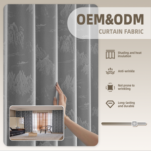 Rideaux occultants imperméables, couleur unie, taille personnalisée, <span class=keywords><strong>tissu</strong></span> de <span class=keywords><strong>rideau</strong></span> avec isolation <span class=keywords><strong>thermique</strong></span> pour la maison, l'hôtel, la chambre à coucher, le salon - Product Image 1