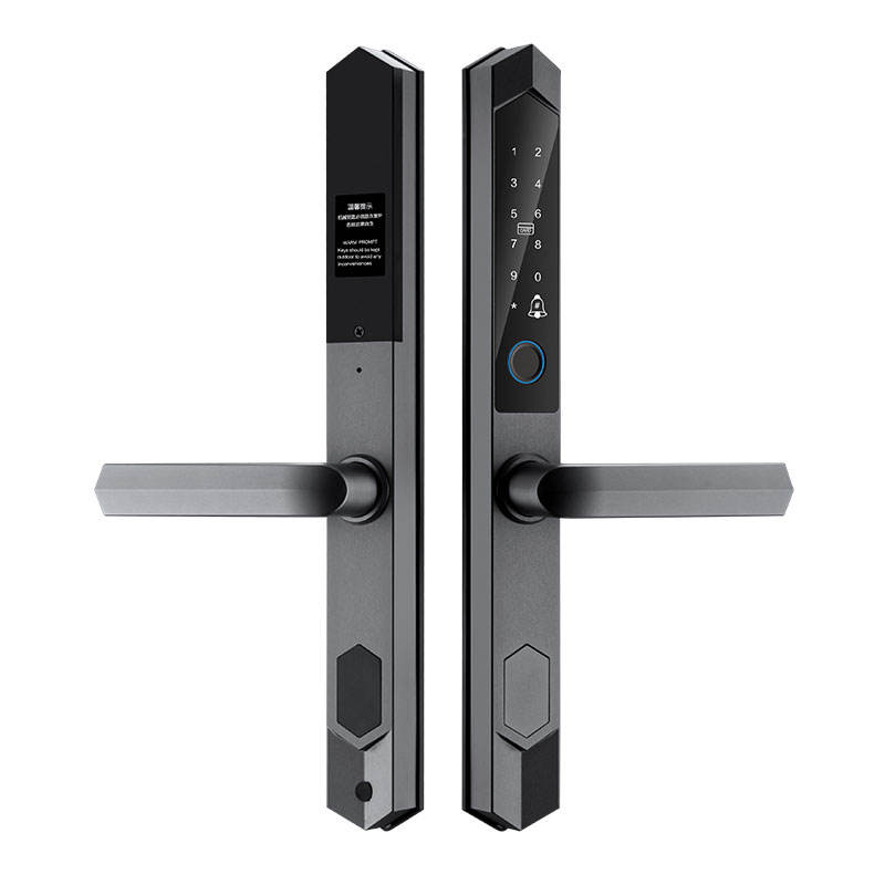 Poignée longue grise