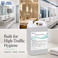 Savon liquide antibactérien pour les mains 5L – Recharge en vrac, formule douce, grande capacité, hydratant, pour usage commercial
