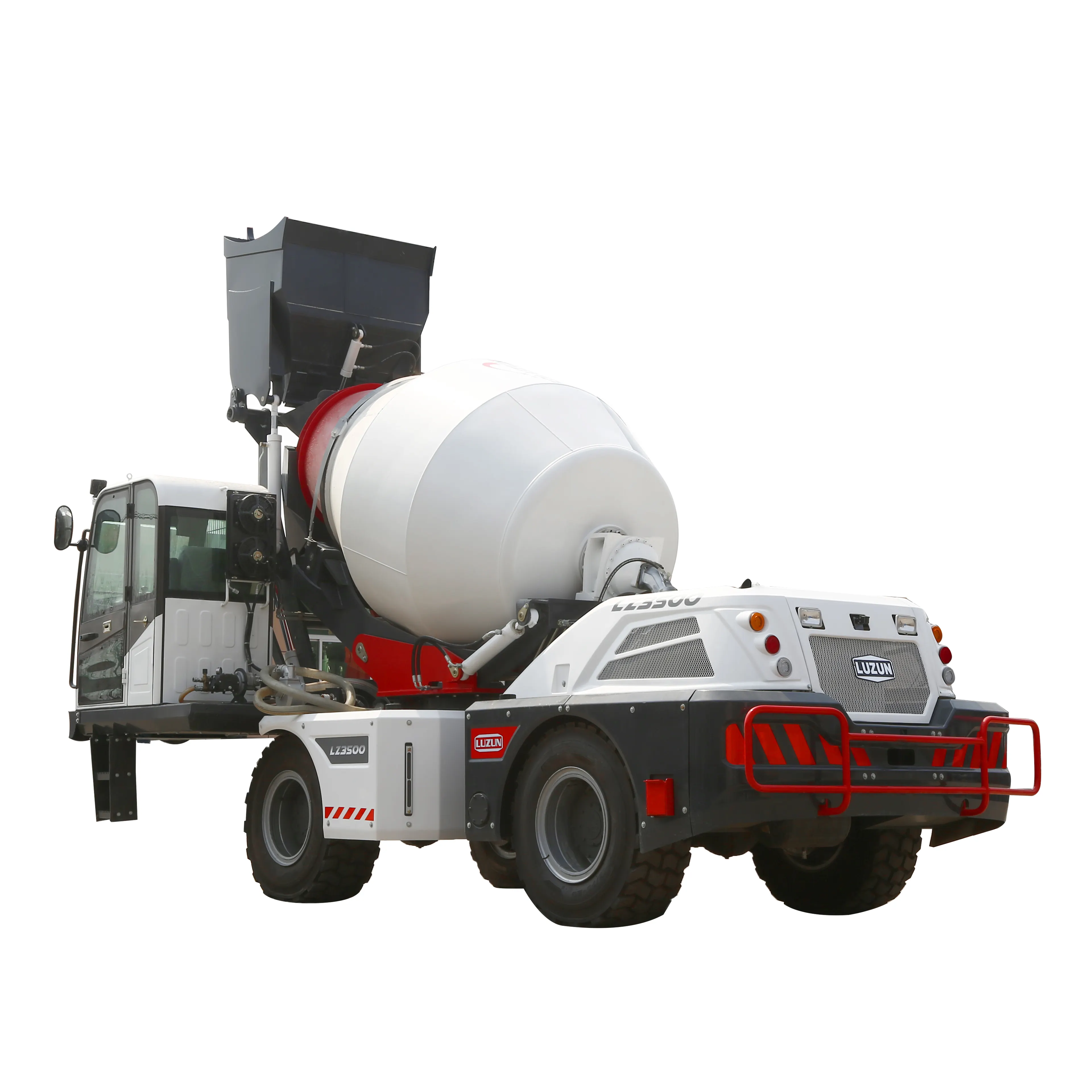 New 3.5m3 Mobile Self feeding Concrete Mixer Trucks Small Self-loading Concrete Mixer Truck