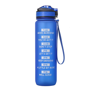 Wholesale Customize Bpa Free 500ml 1l 32oz 1 Gallon PC Plastic Eco-Friendly <b>Straw</b> Motivational Travel Water <b>Bottle</b> Time Marker - Product Image 6