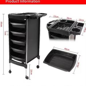 Chariot de rangement moderne à cinq niveaux pour salon de coiffure, multifonctionnel transfrontalier, pour outils de permanente et de coiffure, modèle MK - Product Image 3