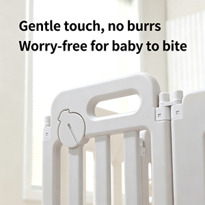 Parc <span class=keywords><strong>de</strong></span> jeux intérieur coloré pour bébés, clôture <span class=keywords><strong>de</strong></span> jeu sans outils, barrière <span class=keywords><strong>de</strong></span> sécurité avec panneaux à thème dauphin - Product Image 2