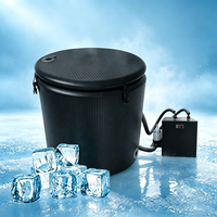 Baignoire à glace gonflable portable d'extérieur, baignoire à glace pliable pour usage commercial, en vente