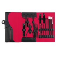Ensemble de manucure 4/16/18 personnalisé de haute qualité kit de manucure et de pédicure professionnels en acier inoxydable avec sac en cuir