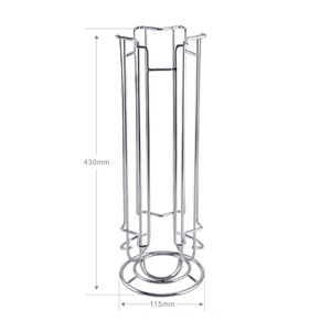 Moderno de pie <span class=keywords><strong>Caffitaly</strong></span> reutilizable 24pcs Cápsula de café titular - Product Image 3