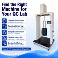 Testeur d'oscillation et d'impact pour bagages HK-510 20cpm, machine de test de secousses pour poignées de valises, idéal pour l'assurance qualité des usines de sacs de voyage et des laboratoires.