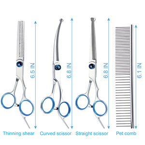 Professional 6.0 Inch Animal Shaped Pet Grooming Scissors Customized Stainless Steel Fishbone Teeth Set for <b>Cats</b> Haircare - Product Image 4