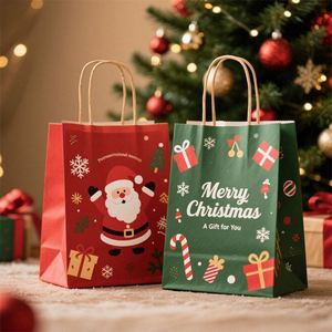Wholesale Custom Hot Selling Festival Promotional <b>Paper</b> <b>Bags</b> for Christmas Reusable Candy Packaging Kraft <b>Gift</b> <b>Bag</b> - Product Image 1