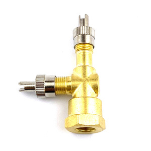 วาล์วทองแดงสามทาง Tpms 8v1 แบบขันเกลียว สำหรับทดสอบแรงดันและปรับแต่ง - Product Image 4